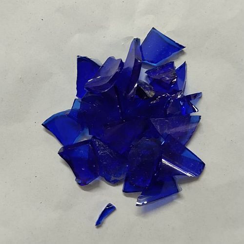 9-12.5 Mm Blue Cullet Glass Scrap
