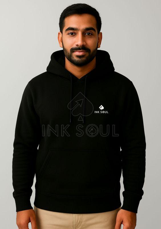 Mens Black  Hoodies