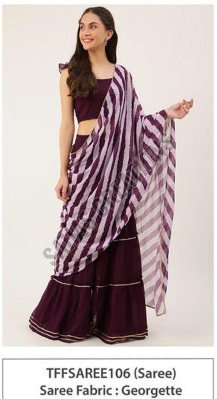 Ladies Georgette Silk Saree
