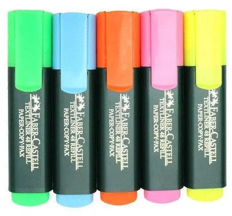 Bullet Plastic Highlighter Pen