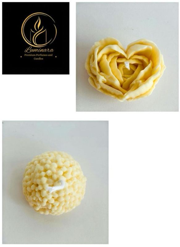 Heart Laddu Candle Set