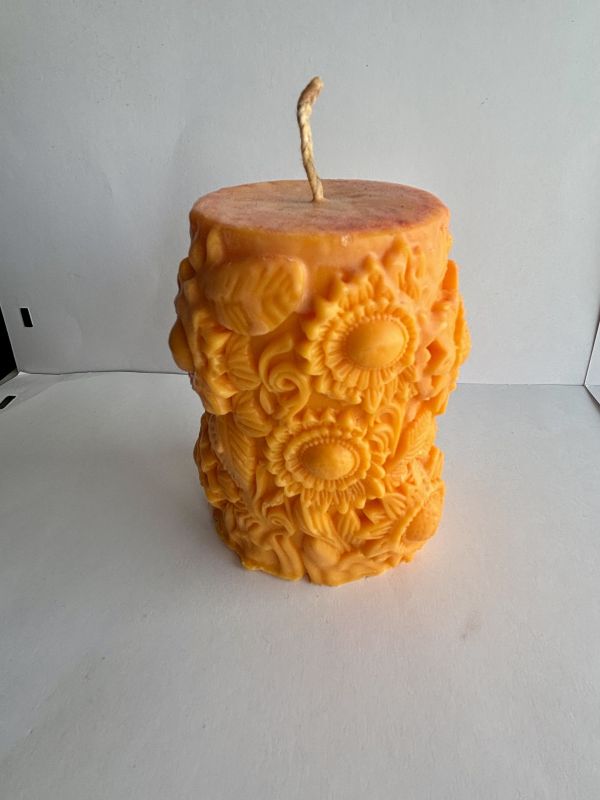 Sunflower Wax Candle