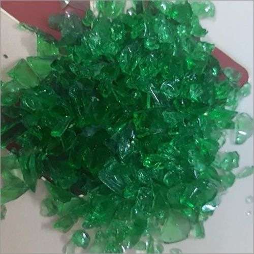 Green Cullet Glass Scrap
