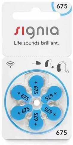 Signia 675 Hearing Aid Batterie