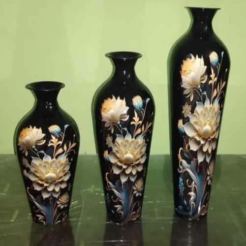 Printed Iron Flower Vase