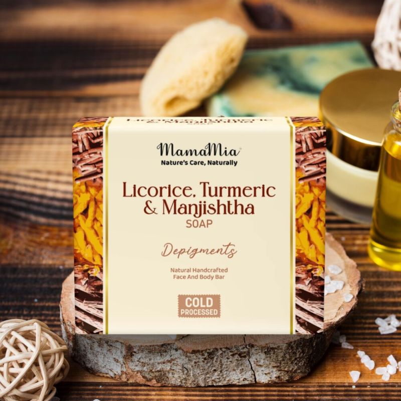 licorice turmeric manjishtha soap