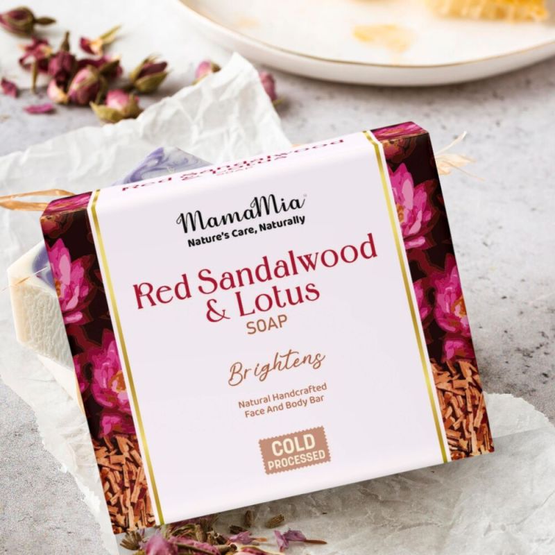 red sandalwood lotus soap