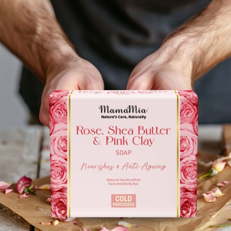 Rose, Shea Butter & Pink Clay Soap