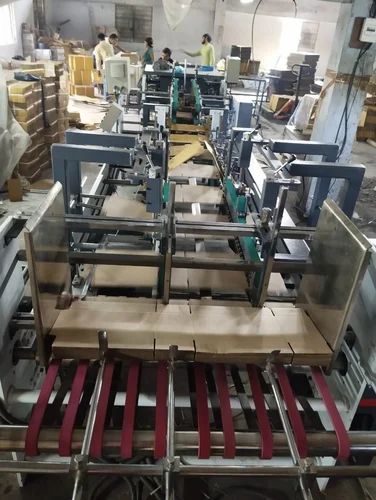 Lunch Box Pasting Folder Gluer Machine