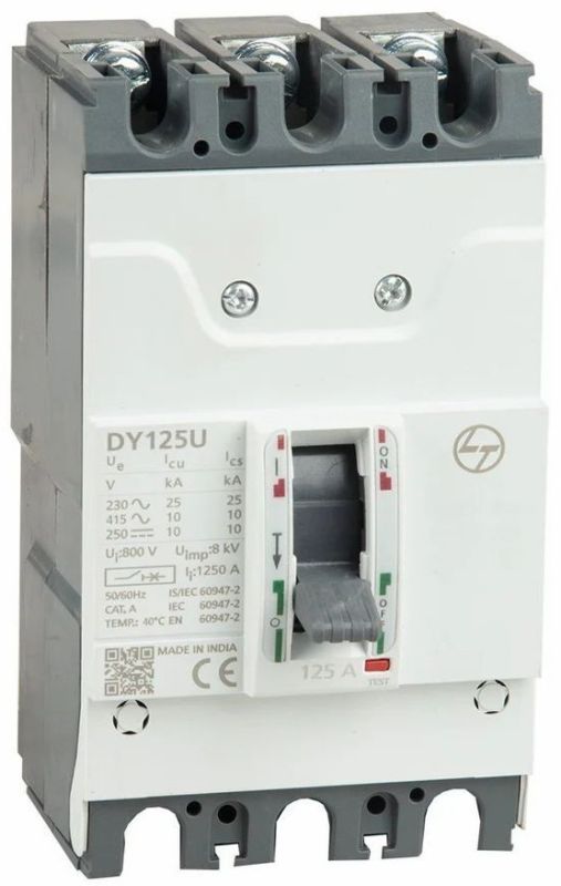 125A L&T DY125U 3 Pole MCCB