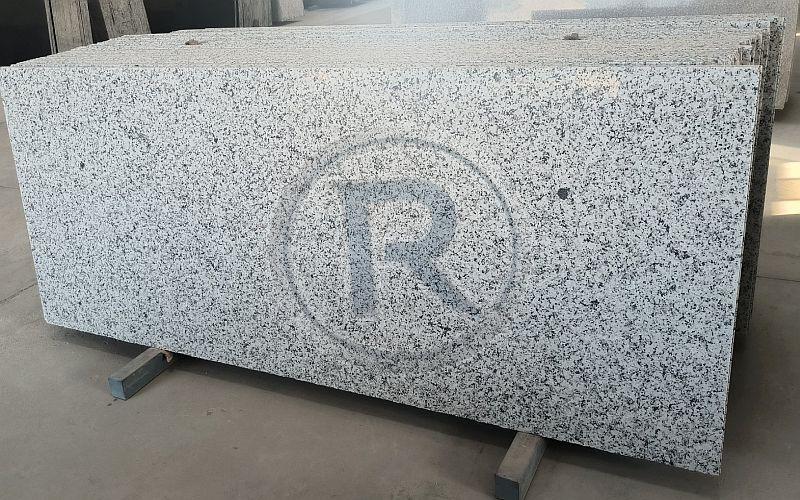 Cotton White Granite Slab
