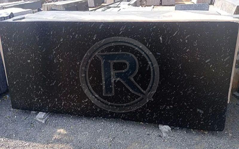 Pearl Black Granite Slab