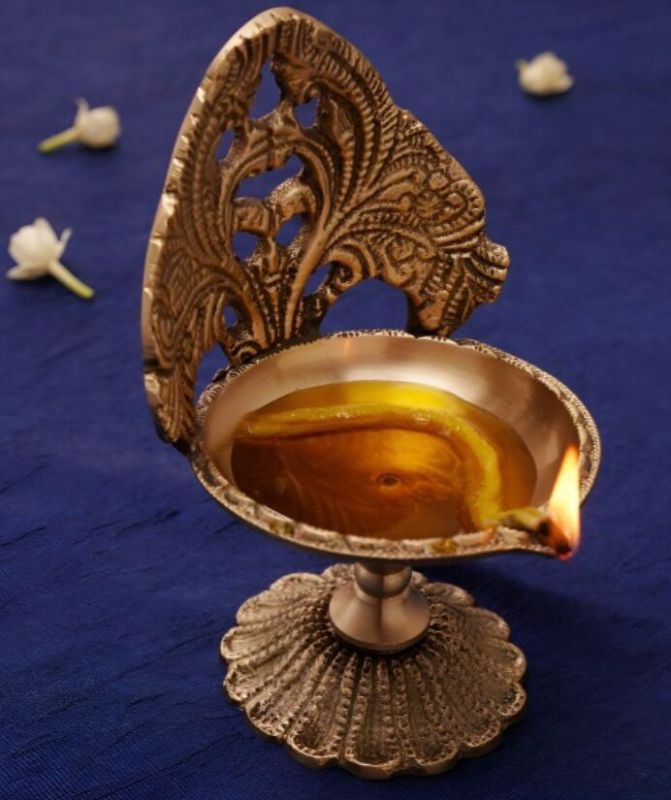 Antique Brass Diya