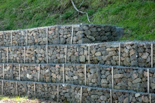 Stone Compound Wall Gabion Box