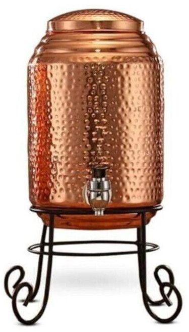 Cylindrical Copper Water Dispenser