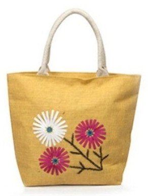 Jute Embroidery Fancy Bag