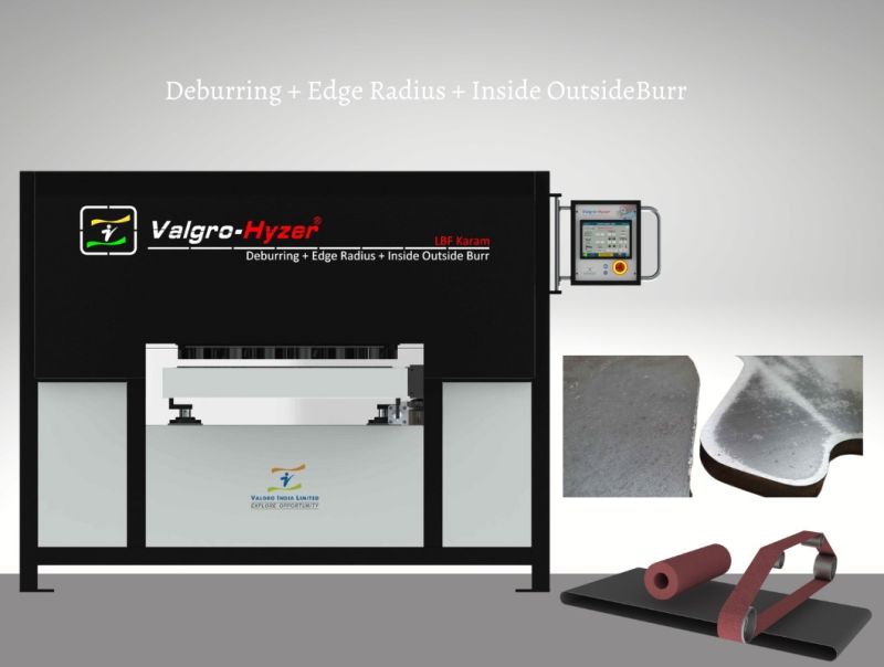 Cross Belt Sanding Duburring Edge Breaking Machine