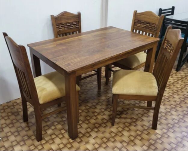 Four Chair Carved Back Dining Set
