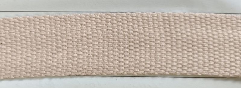 Beige Tone Heavy Weave Polyester Belt Tape