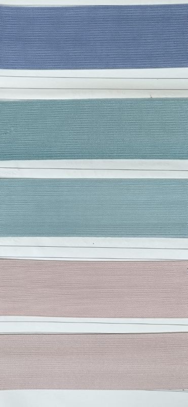 Dual Tone Flat Stretch Textile Elastic