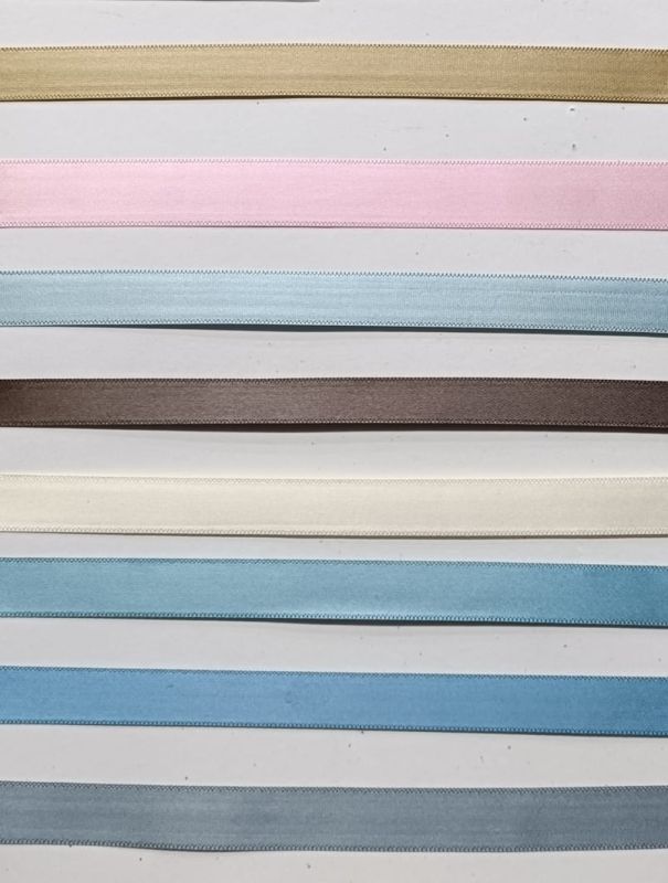 multi colour polyester satin tape