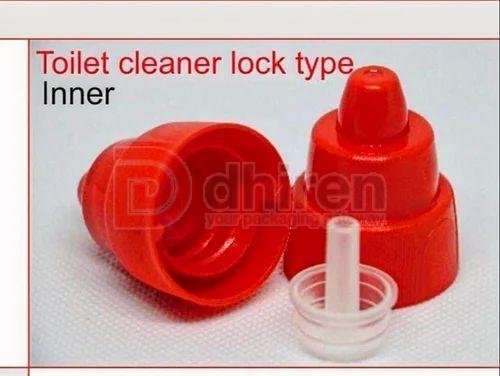 Plastic Toilet Cleaner Bottle Lock Cap