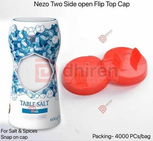 Two Side Open Flip Top Cap