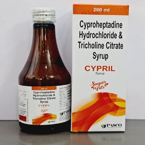 Cyproheptadine Hydrochloride And Tricholine Citrate Syrup