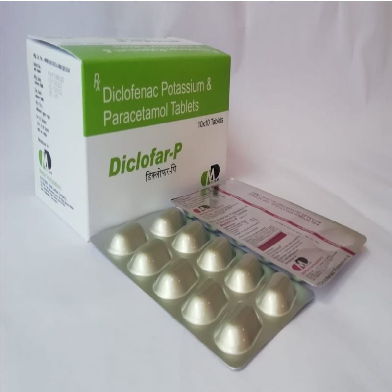 Diclofenac Potassium Paracetamol Tablets