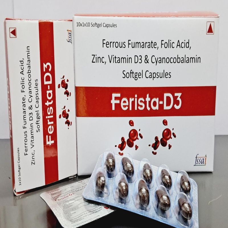 Ferista- D3 Softgel Capsules
