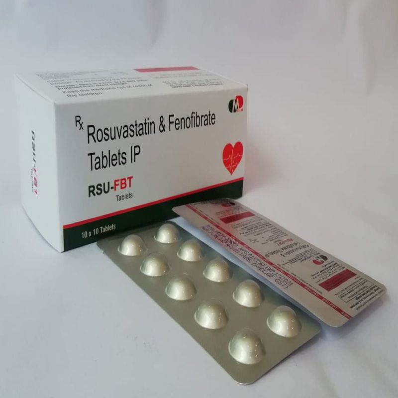 Rosuvastatin And Fenofibrate Tablets