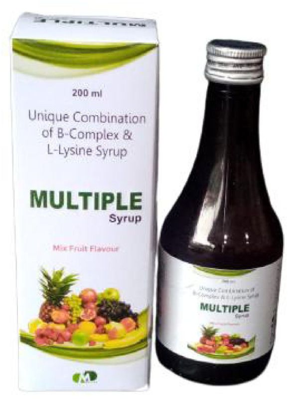 Unique Combination OF B Complex and L Lysine Syrup