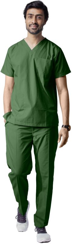 Mens Green Scrub Suit
