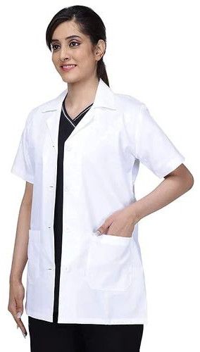 V Shape Collar Doctor Coat