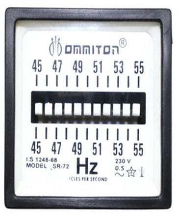 Reed Type  Frequency Meter