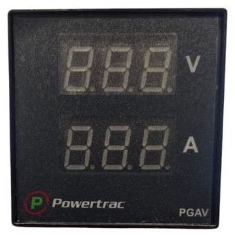 Ammeter-Voltmeter Combined Single Phase Direct Type (Model Pgav &ndash; 72&times;72 Mm, up to 60A)