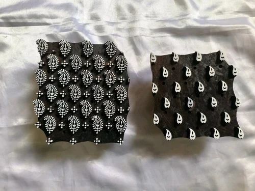 Vintage Sheesham Wood Printing Block