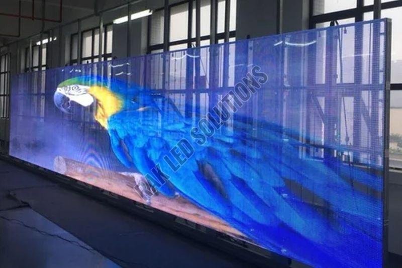 Wall Mounted for Outdoor Transparent Adhesive LED Display Screen