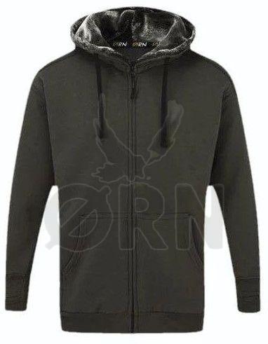 Crane Fur Lined Hoodies Sweatshirt