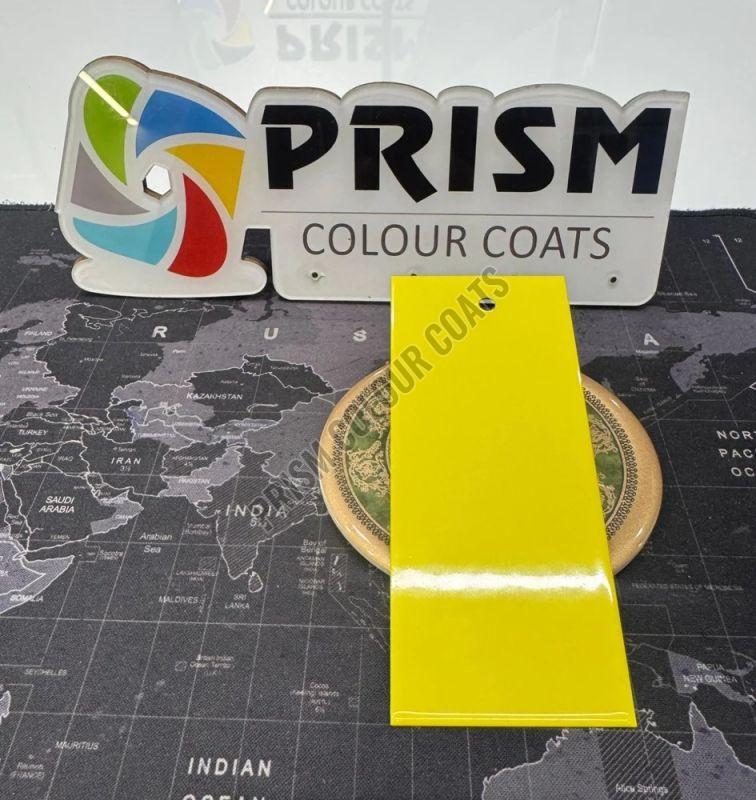 Zink Yellow Glossy Pure Polyester Powder Coating Powder