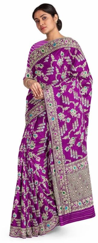 Ladies Handloom Banarasi Katan Silk Saree