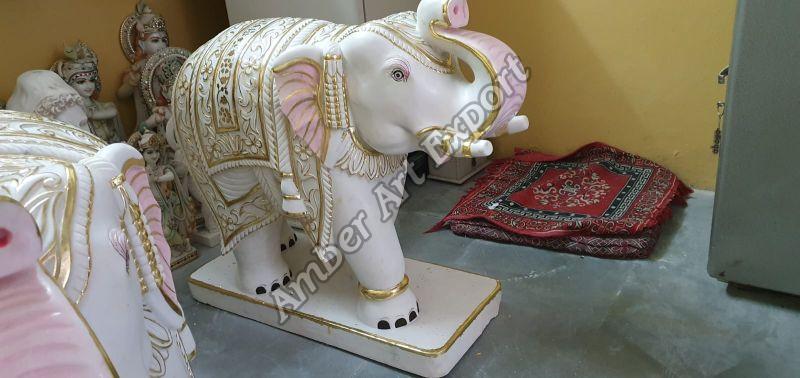 Elephant Marble Statues
