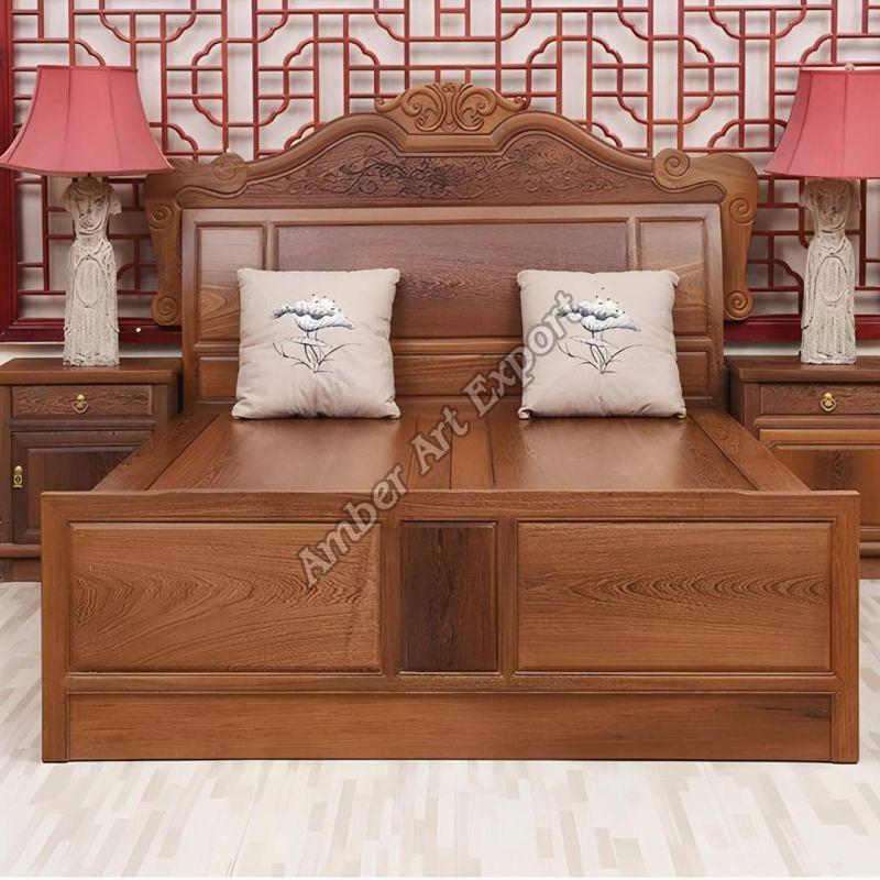 Wooden Designer Double Bed