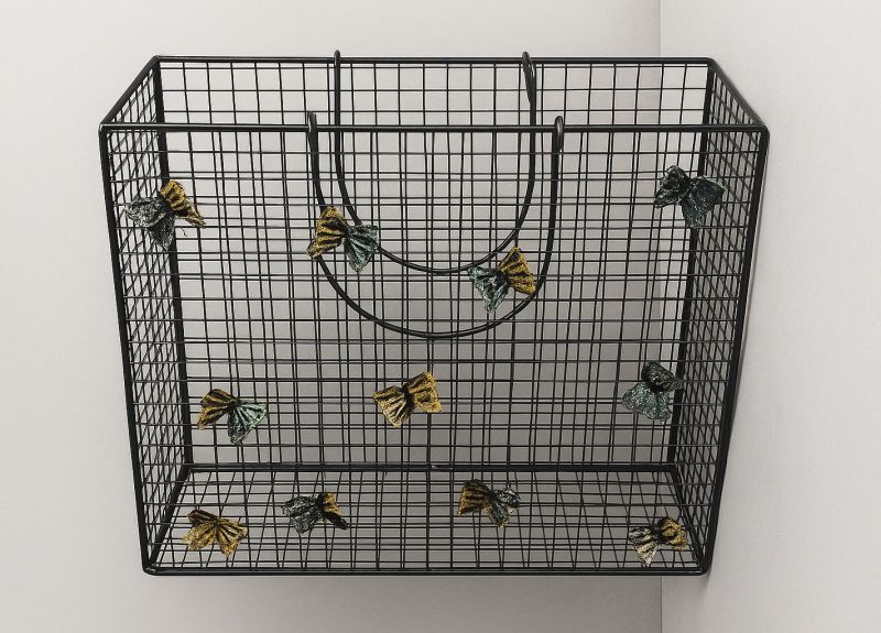 Gift Fine Wire Storage Basket with 2 Handles