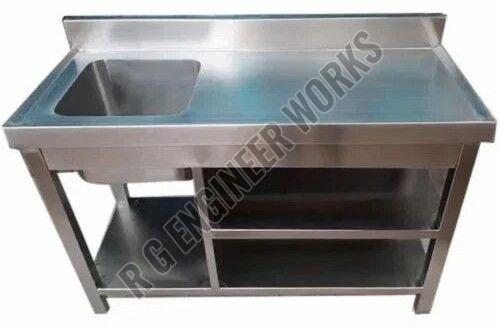 2.5ft Stainless Steel Hygiene Zone Table Sink