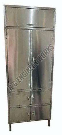 4.5ft Stainless Steel Hygiene Zone Storage Cupboard
