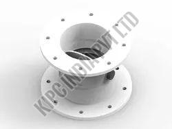 PP Damper Flanged End Valve