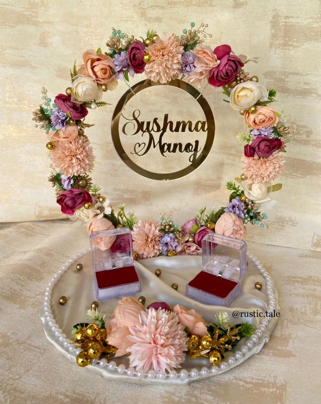 Fancy Wedding Ring Platter