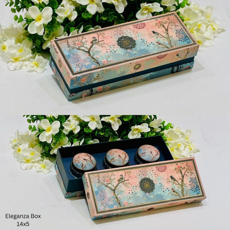 Rectangular Eleganza 3 Jar Gift Hamper