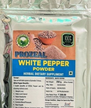 Prozeal White Pepper Powder
